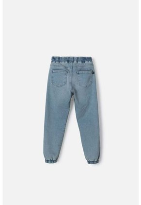 Jogger De Mic Con Cordón Azul Claro Para Niño 10