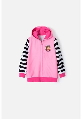 Buzo De Gabby's Dollhouse Abierto Rosado Para Niña 2T A 5T 3T MARCA MIC