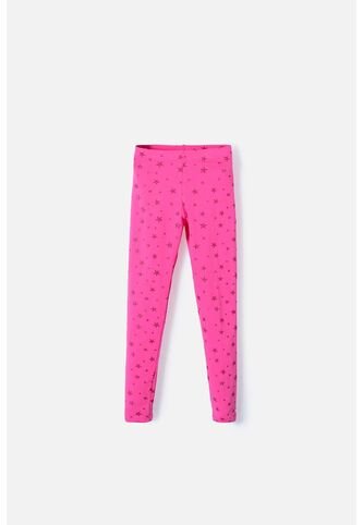 Leggins De Mic Con Estrellas Fucsia Para Niña 10 MARCA MIC