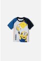 Camiseta De  Minions Multicolor Manga Corta Para Niño 2T A 5T 4T de MARCA MIC