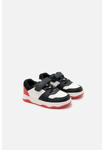 Tenis De Mic Blanco Rojo Y Negro Para Niño 33 MARCA MIC