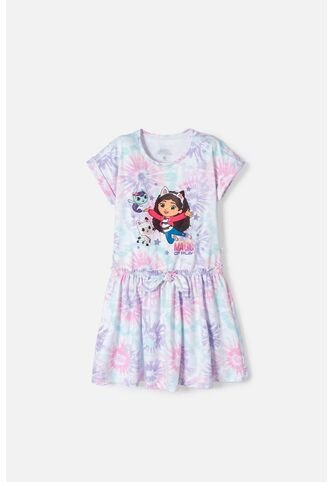 Vestido De Gabby’s Dollhouse Multicolor Para Niña MARCA MIC