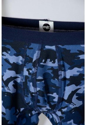 Pack X2 Boxer De Mic Gris Y Azul Para Niño 8