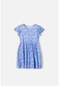 Vestido De Mic Manga Corta Azul Para Niña 10 de MARCA MIC