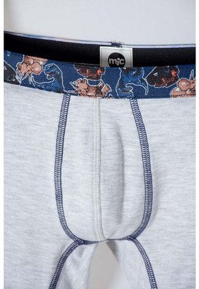 Pack X2 Boxer De Mic Gris Y Azul Para Niño 12
