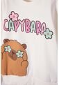 Buzo De Capybara Marfil De Diseño Cerrado Para Niña 4 de MARCA MIC