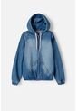 Chaqueta Mic En Denim Azul Medio Con Apliques De Estrellas Para Niña 8 de MARCA MIC