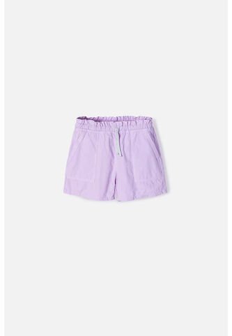 Short De Mic Con Cordón Morado Para Niña 12 MARCA MIC