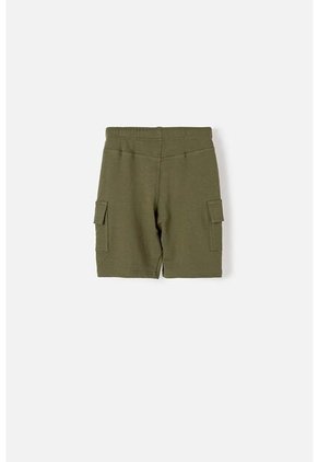 Bermuda De Mic Con Cordón Verde Militar Para Niño 4