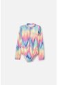 Vestido De Baño Mic De Manga Larga Multicolor Para Niña 4 de MARCA MIC