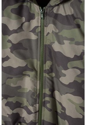 Chaqueta De Mic Con Cierre Verde Militar Para Niño 12