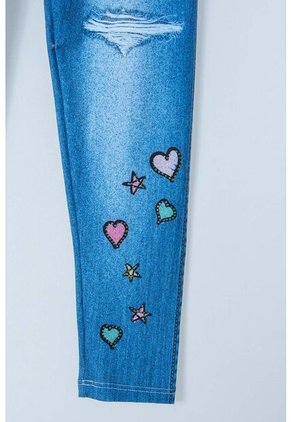 Leggins De Mic Azul Para Niña 12