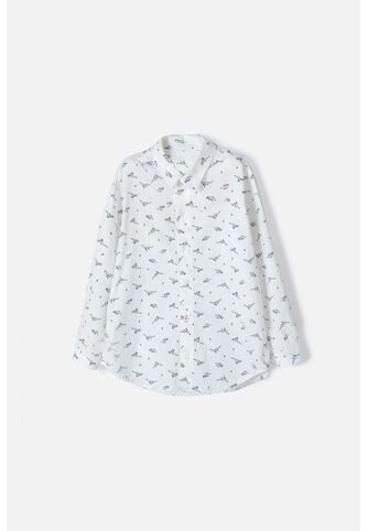 Camisa Mic Blanca Manga Larga Para Niño 12 MARCA MIC