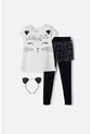 Conjunto Mic Marfil Y Negro De Pantalón Largo Para Niña 8 de MARCA MIC