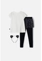 Conjunto Mic Marfil Y Negro De Pantalón Largo Para Niña 8 de MARCA MIC