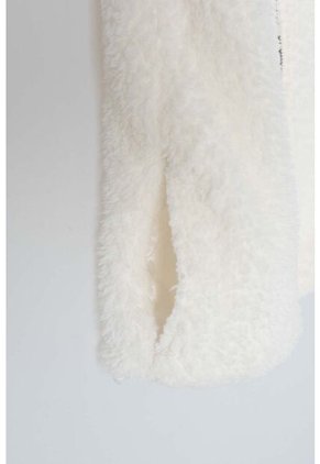 Chaleco Mic Marfil Textura Afelpada Para Niña 6