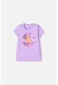 Camiseta De Capybara Manga Corta Violeta Para Niña 8 de MARCA MIC