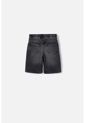 Bermuda De Mic Negro Para Niño 4