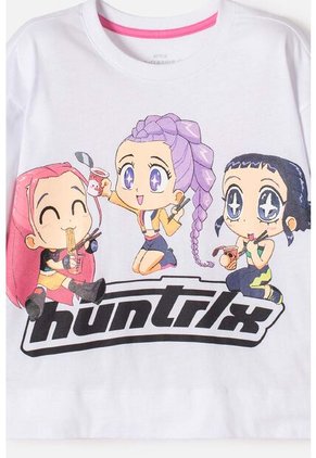 Conjunto De K- Pop Demon Hunters Blanco Y Negro Para Niña