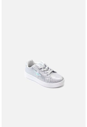 Tenis Mic De Estrella Plateados Para Niña 32