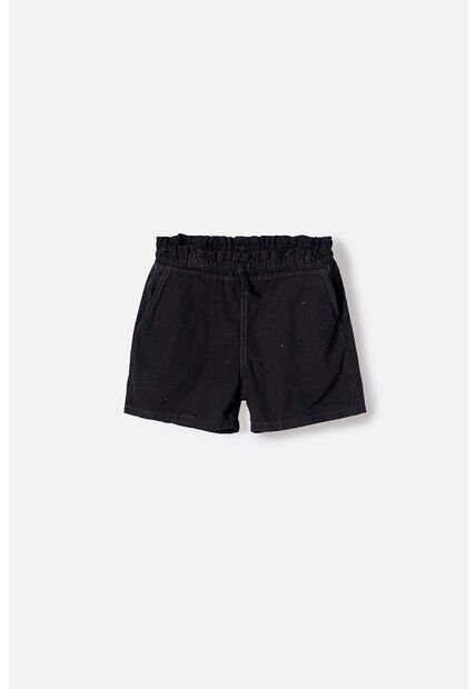 Short De Mic Con Cordón Negro Para Niña 10