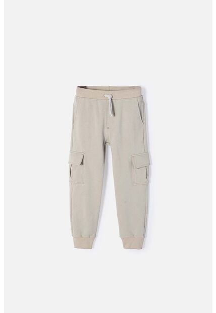 Jogger De Mic Con Cordón Verde Aceituna Para Niño 8