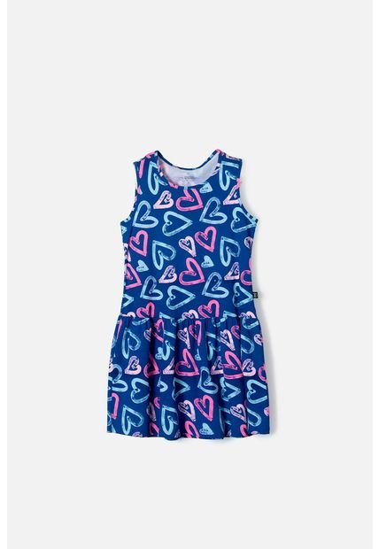Vestido De Mic Manga Sisa Multicolor Para Niña 6