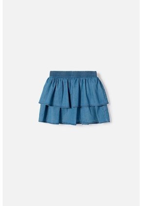 Falda De Mic Con Bolero Azul Para Niña 4