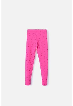 Leggins De Mic Con Estrellas Fucsia Para Niña 8