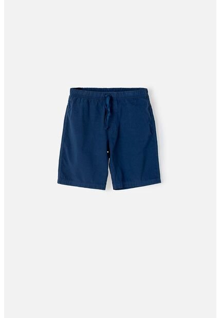 Bermuda De Mic  Con Bolsillos Azul Para Niño 10