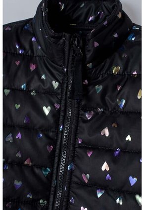 Chaqueta De Mic Con Cierre Negro Para Niña 4