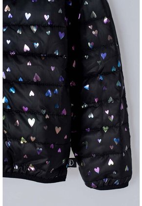 Chaqueta De Mic Con Cierre Negro Para Niña 4