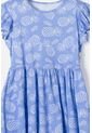 Vestido De Mic Manga Corta Azul Para Niña 8 de MARCA MIC