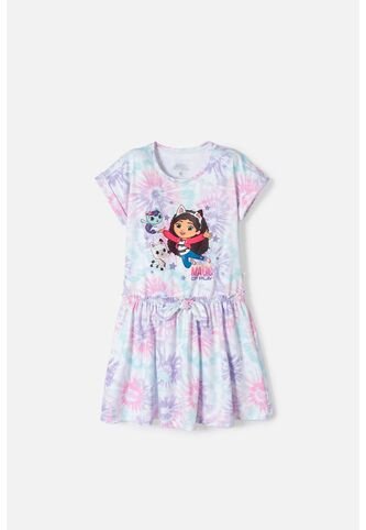 Vestido De Gabby’s Dollhouse Multicolor Para Niña MARCA MIC