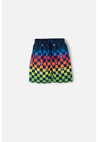 Pantaloneta De Baño Mic Multicolor Con Pretina Elástica Para Niño 10 MARCA MIC