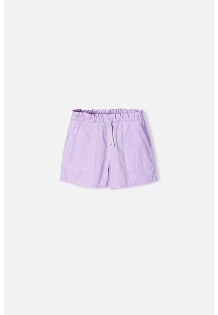 Short De Mic Con Cordón Morado Para Niña 4