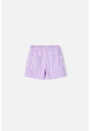 Short De Mic Con Cordón Morado Para Niña 4