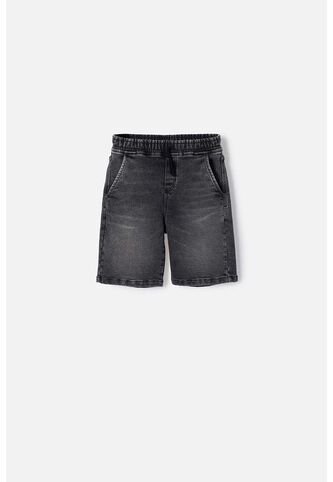 Bermuda De Mic Negro Para Niño 10 MARCA MIC