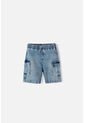 Bermuda De Mic Con Cordón Azul Para Niño 4 de MARCA MIC