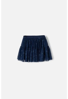 Falda De Mic Tipo Tutú Azul Para Niña 6