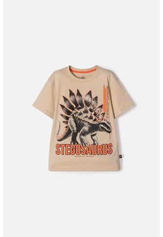 Camiseta De Mic Manga Corta Caqui Para Niño 10 MARCA MIC