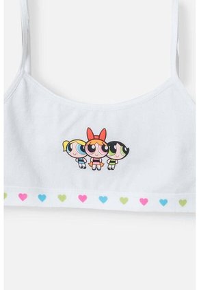 Conjunto De Top Y Panty Chicas Superpoderosas Blanco Para Niña 12