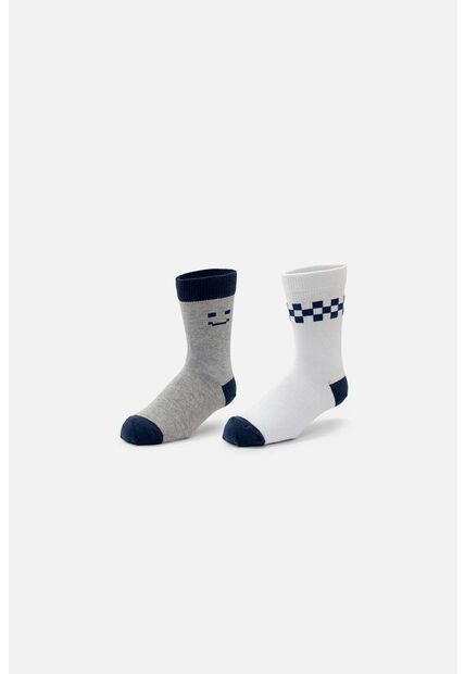 Medias X2 De Mic Multicolor Para Niño 8-10