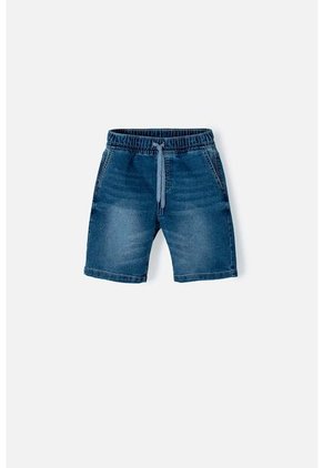 Bermuda De Mic Indigo Medio Para Niño 4