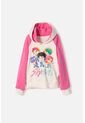 Buzo De K- Pop Demon Hunters Con Capucha Fucsia Para Niña de MARCA MIC