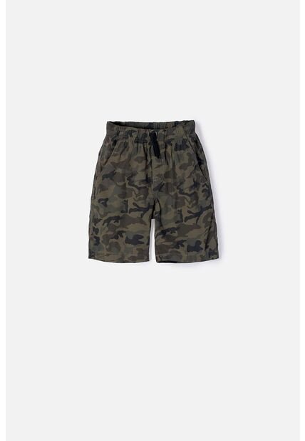 Bermuda De Mic Con Cordón Verde Para Niño 8