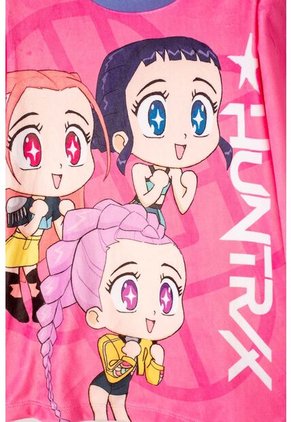 Pijama De K- Pop Demon Hunters Multicolor Para Niña