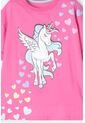 Camiseta De Mic Manga Corta Rosada Para Niña 12 de MARCA MIC