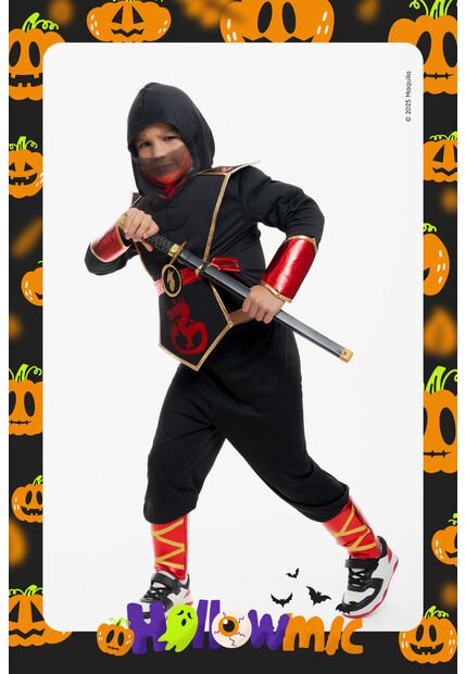 Disfraz Ninja De Mic Para Niño. 8