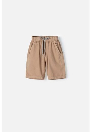 Bermuda De Mic Con Cordón Caqui Para Niño 8